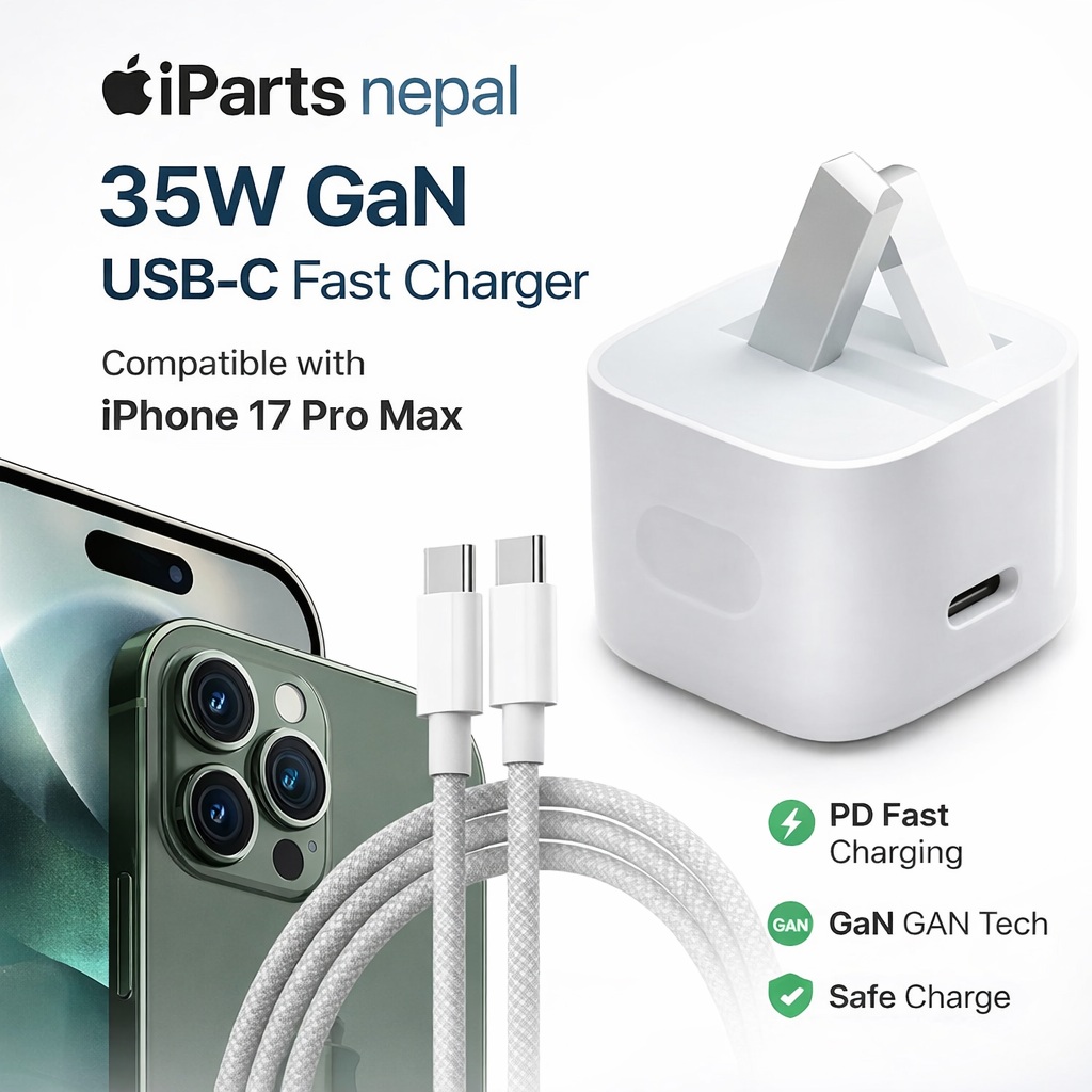 3 PIN 35W Genuine Quality Charger (ISO)